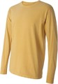 Мужской лонгслив Comfort Colors с длинным рукавом, стиль 6014 (XX-Large, горчичный), 100% хлопок 11302159