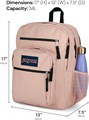 JanSport Рюкзак для ноутбука с двумя отделениями и эргономичными лямками, карманом для 15-дюймового ноутбука, ручкой - Бука Vibe 11277048