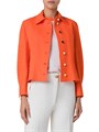 Akris punto Cotton Seersucker Button-Front Jacket 11018594
