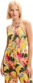 Женский комбинезон Desigual с тропическим принтом и завязкой на шее 11267718