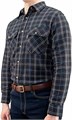 Мужская клетчатая рубашка Champion Kilbeggan с длинными рукавами, 100% хлопок, синяя 11280825