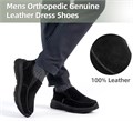 Мужская обувь OrthoComfoot с ортопедической поддержкой: кожаные лоферы для профилактики плантарного фасциита 11252595