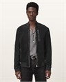Мужской бомбер AllSaints из 100% козьей замши, только химическая чистка 11275148