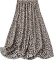 Юбка миди с винтажным принтом от Milumia, с высокой талией, расклешенная, повседневная, из 100% полиэстера 11277262