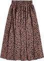 Юбка миди с винтажным принтом от Milumia, с высокой талией, расклешенная, повседневная, из 100% полиэстера 11277262