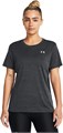 Женская футболка Under Armour Velocity Twist с коротким рукавом и округлым вырезом, изготовленная из быстро сохнущего полиэстера 11294791