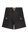 Dl1961 Детские шорты Lucy из 100% хлопка с золотистой фурнитурой и аккуратным подолом 11015929