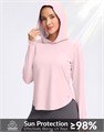 Женская легкая солнцезащитная футболка с капюшоном G Gradual UPF 50+ с длинными рукавами для активного отдыха и рыбалки 10023174