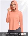 Женская легкая солнцезащитная футболка с капюшоном G Gradual UPF 50+ с длинными рукавами для активного отдыха и рыбалки 10023174