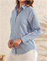 Женская рубашка Lomon с пуговицами, длинный рукав, деловой стиль, повседневная блуза 11272433