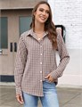 Женская рубашка Lomon с пуговицами, длинный рукав, деловой стиль, повседневная блуза 11272433