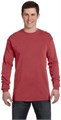 Лонгслив Comfort Colors Chouinard 6014 для взрослых из легкого хлопка, цвет кармин, размер XXL 11308160