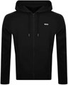 Мужское чёрное худи BOSS Ze Titano из хлопка с капюшоном и молнией, размер S 11259577