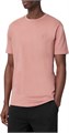 Футболка AllSaints из 100% хлопка с круглым вырезом и коротким рукавом, лёгкая в уходе 11257163
