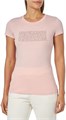 A|X Armani Exchange Футболка A | X ARMANI EXCHANGE из пима хлопка с круглым вырезом и логотипом в блоковом узоре, розовая 11277464