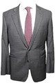 Серый клетчатый костюм Brooks Brothers Fratelli Tallia Di Delfino, 100% шерсть, английский стиль, размер 40 Regular 11293572