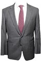 Серый клетчатый костюм Brooks Brothers Fratelli Tallia Di Delfino, 100% шерсть, английский стиль, размер 40 Regular 11293572