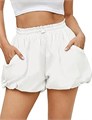 Женские летние шорты Fisoew с модным дизайном, высокой талией и карманами для спорта и отдыха 11262919