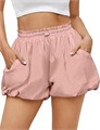Женские летние шорты Fisoew с модным дизайном, высокой талией и карманами для спорта и отдыха 11262919