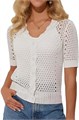 Легкий кружевной кардиган с коротким рукавом и пуговицами Grace Karin 2025 11278706