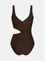 Цельный купальник монокини для женщин от CUPSHE с вырезом и широкими бретелями, 80% нейлон, 20% спандекс 11267687