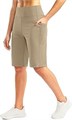 Женские эластичные бермуды G Gradual с высокой талией и карманами для прогулок и повседневной носки, длина 30 см 10023302