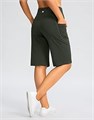 Женские эластичные бермуды G Gradual с высокой талией и карманами для прогулок и повседневной носки, длина 30 см 10023302
