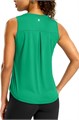 Молодёжный фитнес-топ G Gradual без рукавов с высоким воротником, быстросохнущий, с защитой UV UPF50+ 11244344