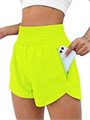 Укороченные спортивные шорты Bmjl с высокой талией и карманом для женщин, быстросохнущие, 2.5 , 11242644