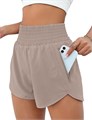 Укороченные спортивные шорты Bmjl с высокой талией и карманом для женщин, быстросохнущие, 2.5 , 11242644