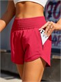 Укороченные спортивные шорты Bmjl с высокой талией и карманом для женщин, быстросохнущие, 2.5 , 11242644