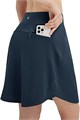 Женская юбка-шорты Baleaf, длина 50 см, с высокой талией, для гольфа и тенниса, с карманами, UPF 50+ 11276827