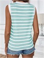 Летний молодёжный полосатый топ без рукавов SweatyRocks с круглым вырезом для женщин 11300147