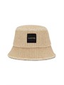 Lanvin Легкая и стильная шляпа-ведро из рафии с кожаной биркой, изготовленная в Италии 11016315