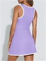 Спортивное платье Fisoew для тренировок с встроенным бюстгальтером и карманами, без рукавов, мини-платье 11297304