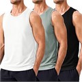 Мужские быстросохнущие майки Pinspark без рукавов, комплект из 3 штук для фитнеса и бодибилдинга 11261626