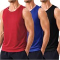 Мужские быстросохнущие майки Pinspark без рукавов, комплект из 3 штук для фитнеса и бодибилдинга 11261626