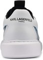Мужские кроссовки Karl Lagerfeld Paris на шнуровке с перфорацией в области носка и резиновой подошвой 11298221