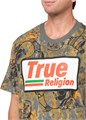 Классическая камуфляжная футболка с короткими рукавами True Religion для отдыха 11248980