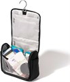 Baggallini Многофункциональная легкая нейлоновая косметичка 5x8 дюймов с множеством карманов и металлическим крюком для подвешивания 11288655