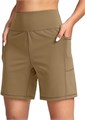 Женские эластичные бермуды G Gradual 18 см с карманами и высокой талией, спортивные шорты 10023163