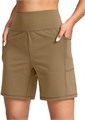 Женские эластичные бермуды G Gradual 18 см с карманами и высокой талией, спортивные шорты 10023163