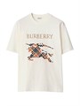 Мужская хлопковая футболка с вышивкой от Burberry с круглым вырезом и короткими рукавами, модель Ryan 11013120
