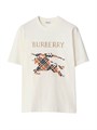 Мужская хлопковая футболка с вышивкой от Burberry с круглым вырезом и короткими рукавами, модель Ryan 11013120