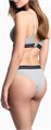 Бразильские трусики Emporio Armani из мягкого хлопка с эластаном, 2 штуки, низкая посадка 11252366