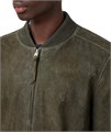 Кожаная мужская куртка-бомбер Buckley из 100% козьей кожи, AllSaints 11306751