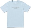Мужская футболка с евро-логотипом Volcom из 100% хлопка, классический крой, с коротким рукавом 11242666