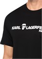 Мужская хлопковая футболка с логотипом Karl Lagerfeld и коротким рукавом 11256932