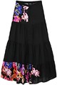 Юбка Desigual с цветочным принтом и высокой талией из эластичной ткани для идеального прилегания 11292724
