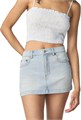 Джинсовая микромини-юбка Florence by Mills с карманами и эластичным поясом в молодежном стиле, из мягкого денима 11294031